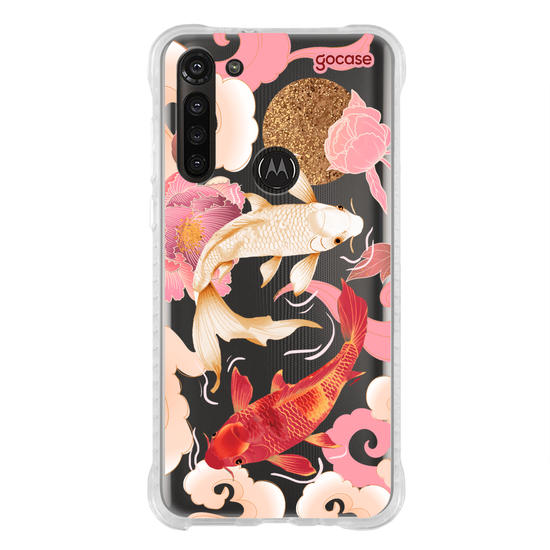 Capinha para celular Lago de Carpas