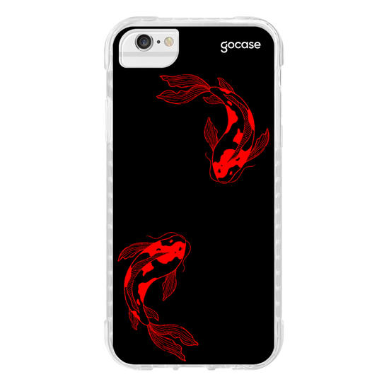 Capinha para celular Carpas Vermelhas