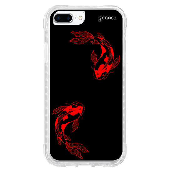 Capinha para celular Carpas Vermelhas