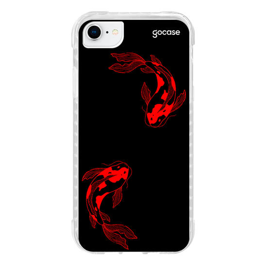 Capinha para celular Carpas Vermelhas