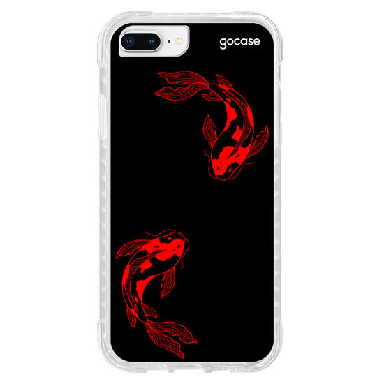 Capinha para celular Carpas Vermelhas