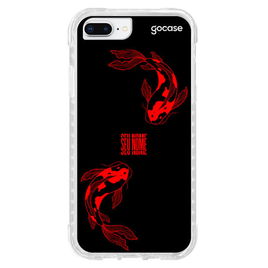 Capinha para celular Carpas Vermelhas
