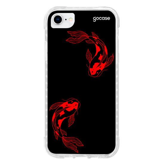 Capinha para celular Carpas Vermelhas