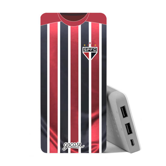 Carregador Portátil Power Bank (10000mAh) - São Paulo - Uniforme Frontal 2 (2019)