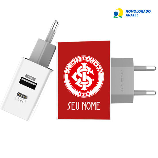 Carregador Turbo Power 18W Gocase - Iphone / Android - Internacional - Escudo Customizado