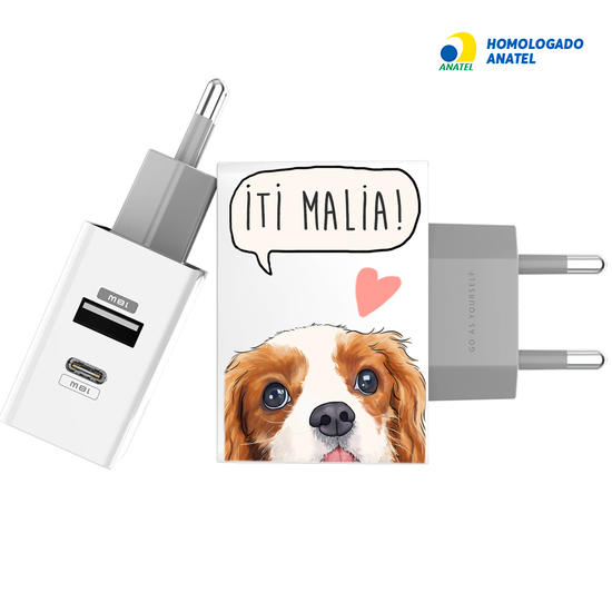 Carregador Turbo Power 18W Gocase - Iphone / Android - Iti Malia by Bruna Vieira