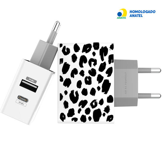 Carregador Turbo Power 18W Gocase - Iphone / Android - Manchas