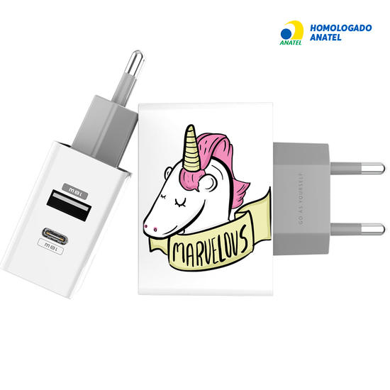 Carregador Turbo Power 18W Gocase - Iphone / Android - Marvelous