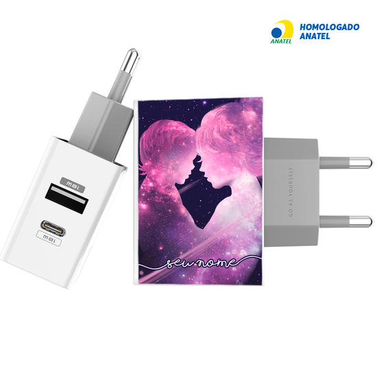 Carregador Turbo Power 18W Gocase - Iphone / Android - Meu Universo