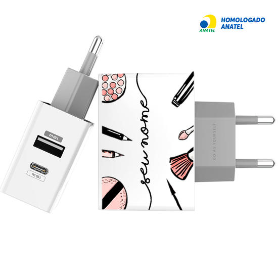 Carregador Turbo Power 18W Gocase - Iphone / Android - Tesouro de Make by Niina Secrets