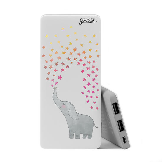 Power Bank Slim Portable Charger (5000mAh)  - Elephant Star