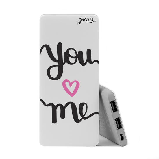 Power Bank Slim Portable Charger (5000mAh)  - You and Me