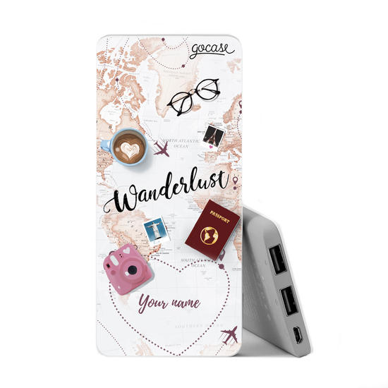 Power Bank Slim Portable Charger (5000mAh) - World Trip