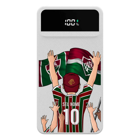 Carregador Portátil Turbo 10000mah - Fluminense - Garoto Tricolor Carregador Portátil Turbo 10000mah - Fluminense - Garoto Tricolor