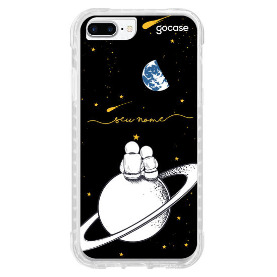 Capinha para celular Casal Astronauta em Júpiter