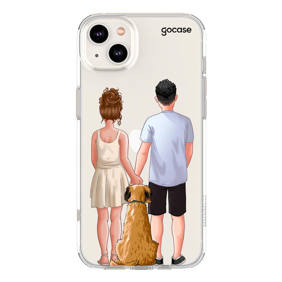 Capinha para celular Casal Com Pet
