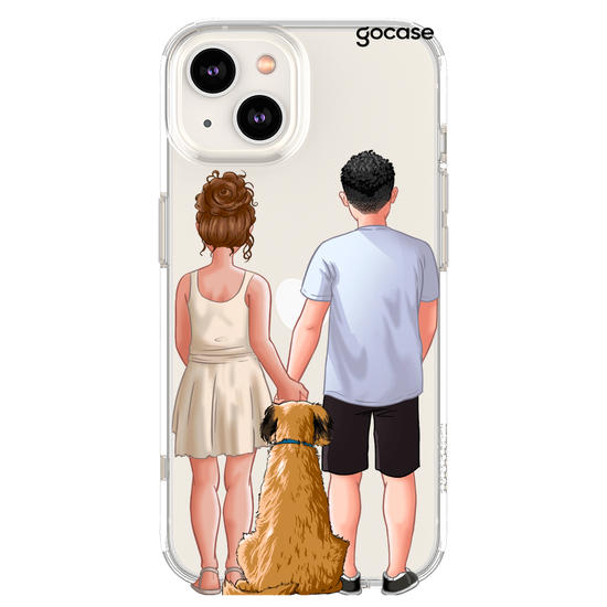 Capinha para celular Casal Com Pet