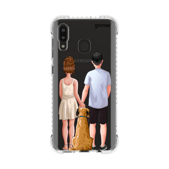Capinha para celular Casal Com Pet