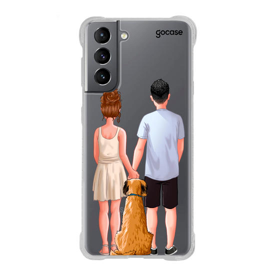 Capinha para celular Casal Com Pet