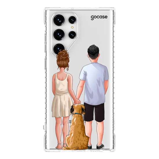 Capinha para celular Casal Com Pet