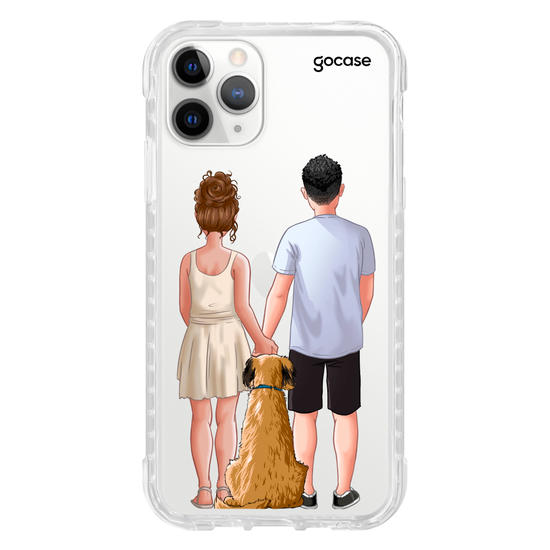 Capinha para celular Casal Com Pet