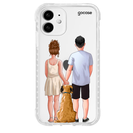 Capinha para celular Casal Com Pet