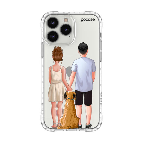 Capinha para celular Casal Com Pet
