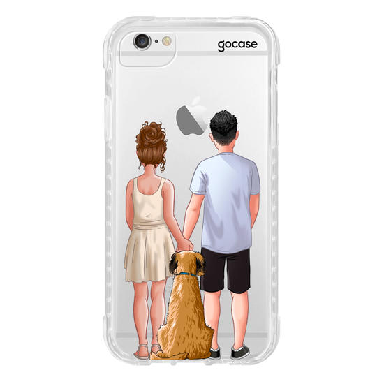 Capinha para celular Casal Com Pet