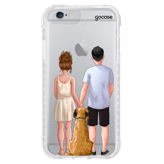 Capinha para celular Casal Com Pet
