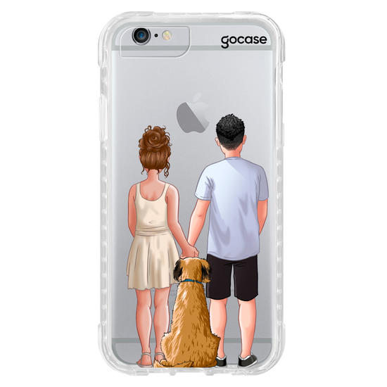 Capinha para celular Casal Com Pet