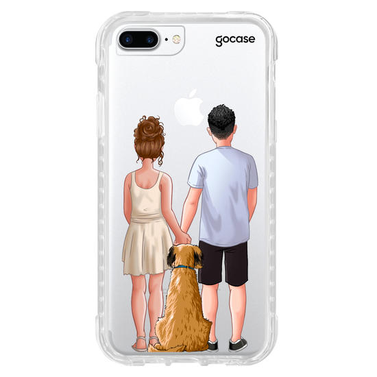 Capinha para celular Casal Com Pet