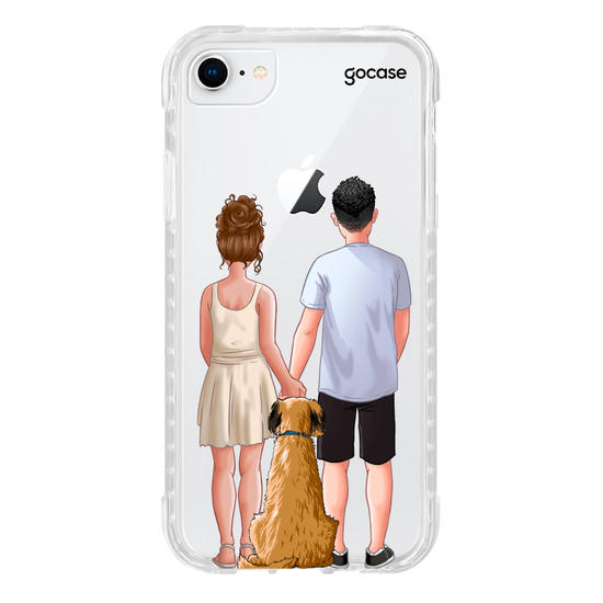 Capinha para celular Casal Com Pet