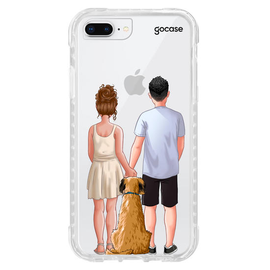 Capinha para celular Casal Com Pet