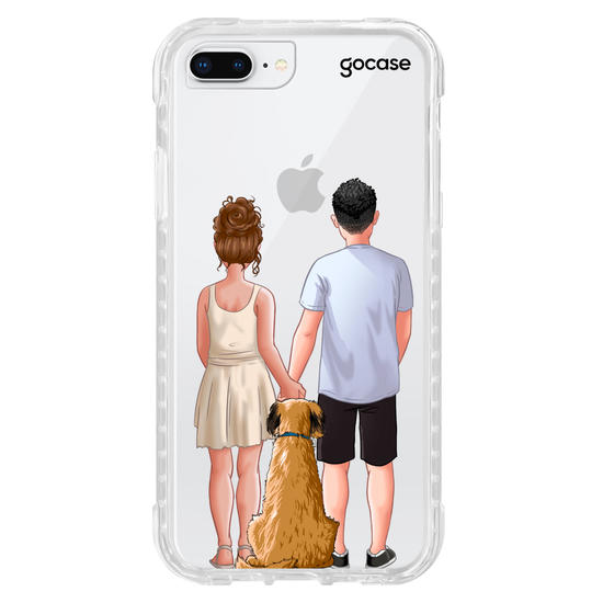 Capinha para celular Casal Com Pet