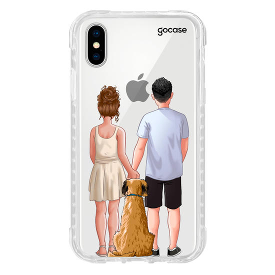 Capinha para celular Casal Com Pet