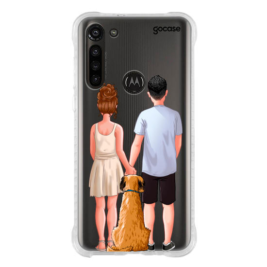 Capinha para celular Casal Com Pet