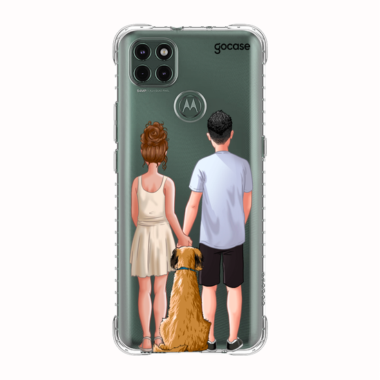 Capinha para celular Casal Com Pet