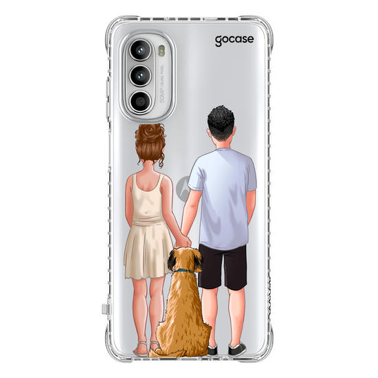 Capinha para celular Casal Com Pet