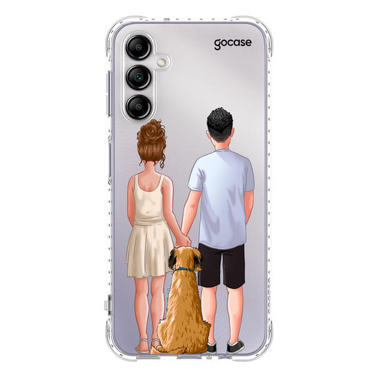 Capinha para celular Casal Com Pet