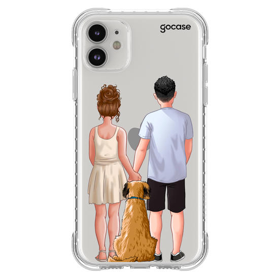 Capinha para celular Casal Com Pet