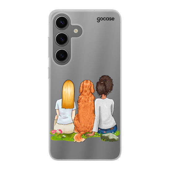 Couple & Pet 2 Phone Case