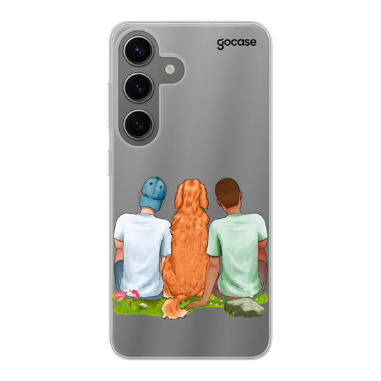 Couple & Pet 3 Phone Case