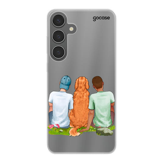 Couple & Pet 3 Phone Case