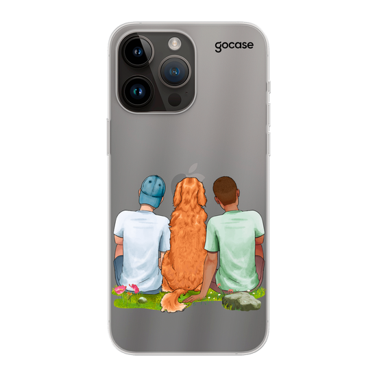 Couple & Pet 3 Phone Case