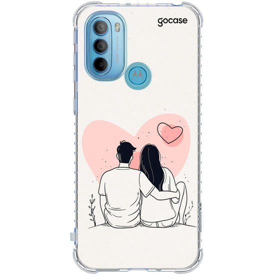 Capinha para celular  Casal Line - Linhas de Amor