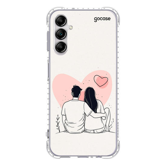 Capinha para celular  Casal Line - Linhas de Amor