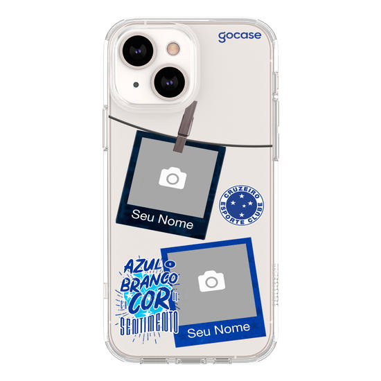 Capinha para celular Cruzeiro - Picture - Azul e Branco é a Cor do Sentimento