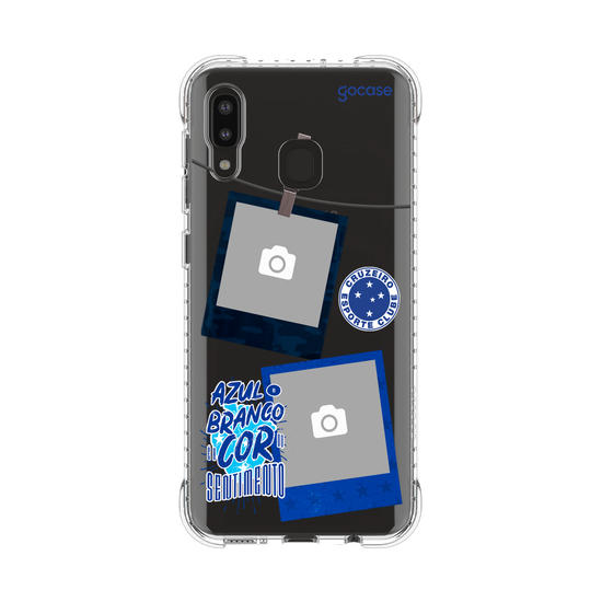 Capinha para celular Cruzeiro - Picture - Azul e Branco é a Cor do Sentimento