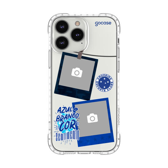 Capinha para celular Cruzeiro - Picture - Azul e Branco é a Cor do Sentimento