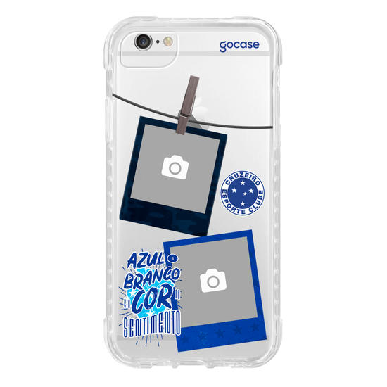 Capinha para celular Cruzeiro - Picture - Azul e Branco é a Cor do Sentimento